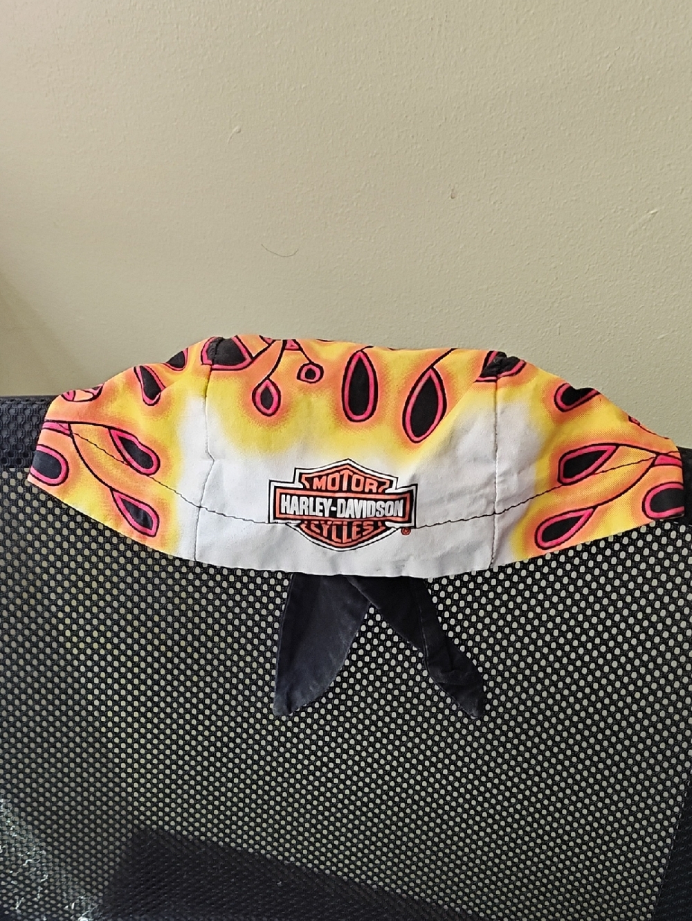 Harley-Davidson Do Rag With Flame Design